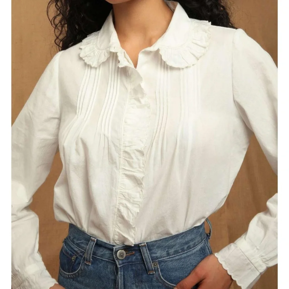 Rouje Felicity Shirt Size 36 - Picture 2 of 9